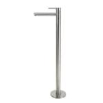 Molla Floor Standing Bath Mixer with Swivel Spout - Brushed Nickel VALE-FSM0029-N