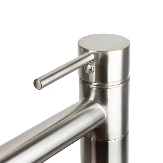 Molla Floor Standing Bath Mixer with Swivel Spout - Brushed Nickel VALE-FSM0029-N