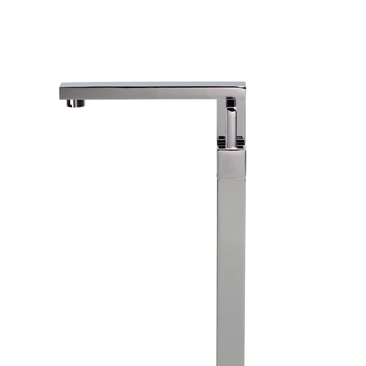 AGUZZO Quadro Floor Standing Bath Mixer And Spout - Luxury Chrome AGZ-FSM0840