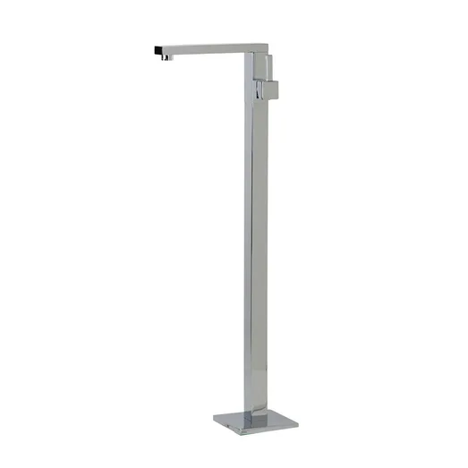 AGUZZO Quadro Floor Standing Bath Mixer And Spout - Luxury Chrome AGZ-FSM0840