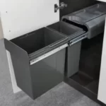 Elite 30L Twin Slide Out Concealed Waste Bin - Slim Profile ELITEPOB-300-2-1641-L