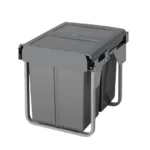 Elite Domestique Bottom Mounted 40L Twin Slide Out Concealed Waste Bin ELI-450-2-0218-D
