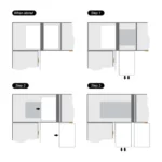 HIGOLD Shearer Show Hand Magic Corner II Pull Out Kitchen Storage HGMC2-S-CFG