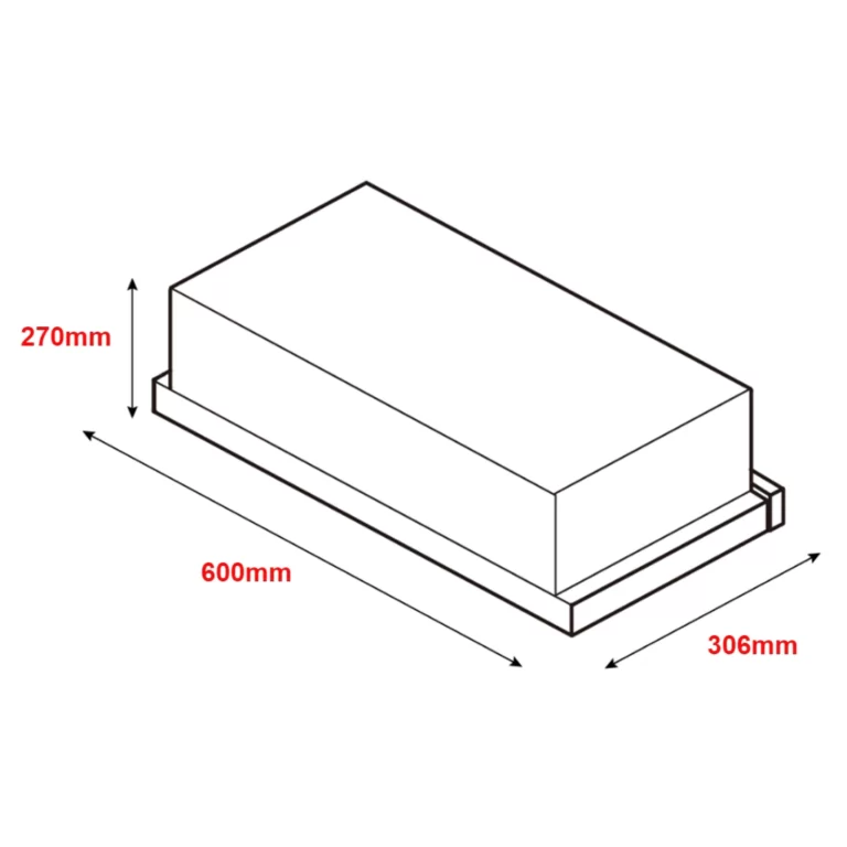 Omega ORT61X 60cm Stainless Steel Slideout Rangehood