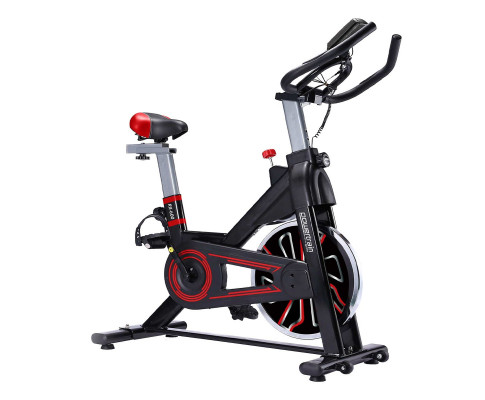 Powertrain RX-600 Exercise Spin Bike Cardio Cycle - Red BKE-RX-600-RD