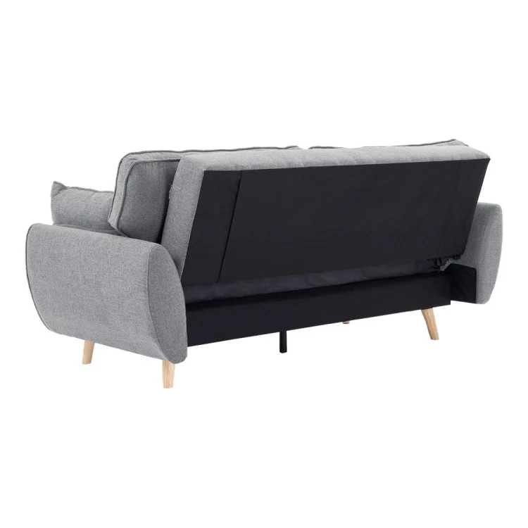 SARANTINO 3 Seater Modular Linen Fabric Sofa Bed Couch - Light Grey sofa-m1910-lnn-lgy