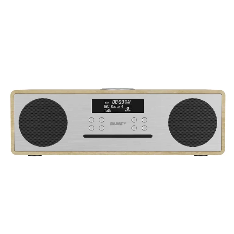 Majority Oakington Bluetooth DAB Radio & CD Player-Oak MY-1000002728
