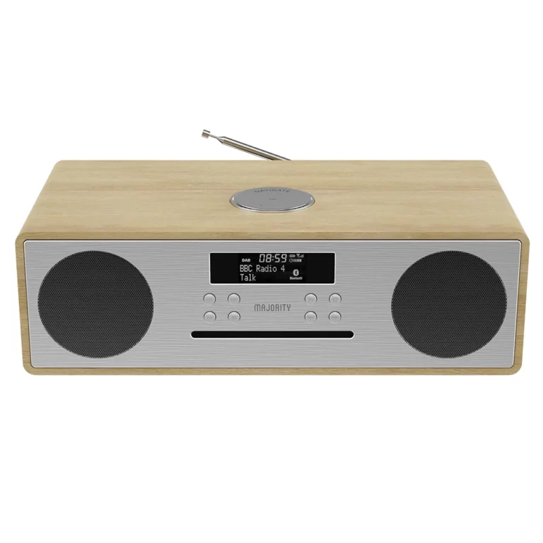 Majority Oakington Bluetooth DAB Radio & CD Player-Oak MY-1000002728