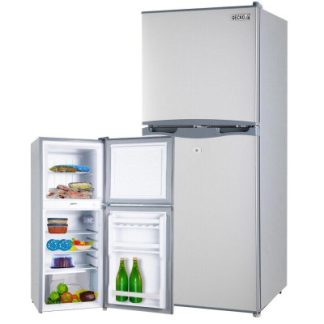 GECKO 125L Portable Fridge Freezer Camping Motorhome Caravan Upright Fridges 12V/24V/240V Silver V219-CAPFFRGEKA13S