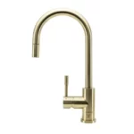 Klaas Stainless Steel Kitchen Mixer Tap Brushed Brass PVD Finish and Pull-Out SWEDISM0044-BS