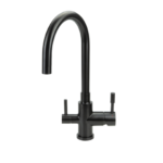 SWEDIA Otto Stainless Steel Kitchen Mixer Tap with Filtered Water Outlet Satin Black Finish SWEDISM0043-BL
