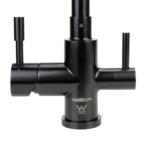 SWEDIA Otto Stainless Steel Kitchen Mixer Tap with Filtered Water Outlet Satin Black Finish SWEDISM0043-BL