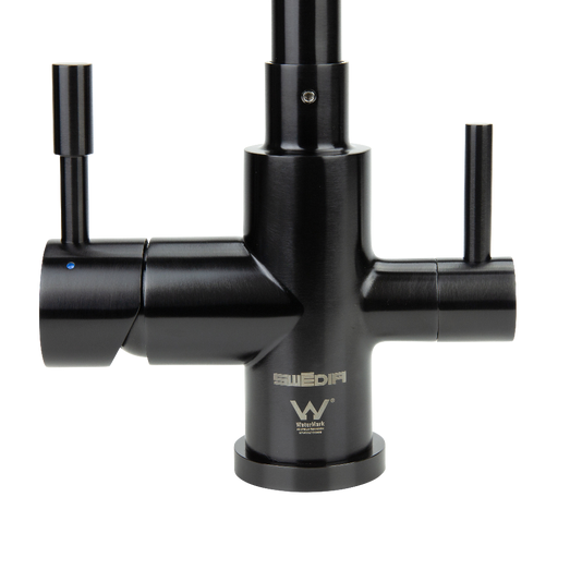SWEDIA Otto Stainless Steel Kitchen Mixer Tap with Filtered Water Outlet Satin Black Finish SWEDISM0043-BL