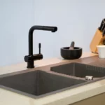 SWEDIA Sigge Stainless Steel Kitchen Mixer Tap With Pull-Out Satin Black Finish SWEDISM0900-BL