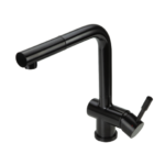 SWEDIA Sigge Stainless Steel Kitchen Mixer Tap With Pull-Out Satin Black Finish SWEDISM0900-BL