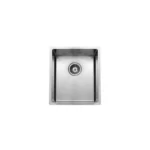 AGUZZO 390mm Single Bowl Stainless Steel Kitchen and Laundry Sink - Top/Under Mount AGZSSS-TWM12-0759