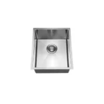 AGUZZO 390mm Single Bowl Stainless Steel Kitchen and Laundry Sink - Top/Under Mount AGZSSS-TWM12-0759