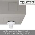 AGUZZO 390mm Single Bowl Stainless Steel Kitchen and Laundry Sink - Top/Under Mount AGZSSS-TWM12-0759