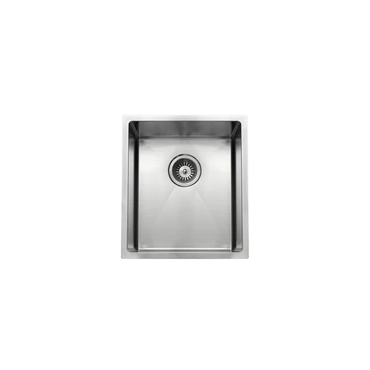 AGUZZO 390mm Single Bowl Stainless Steel Kitchen and Laundry Sink - Top/Under Mount AGZSSS-TWM12-0759