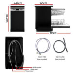 Devanti 10 Place Settings Freestanding Dishwasher Black BDW-10-FS36E-BK