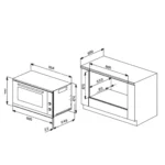 Kleenmaid 90cm Electric Multifunction Oven OMF9411