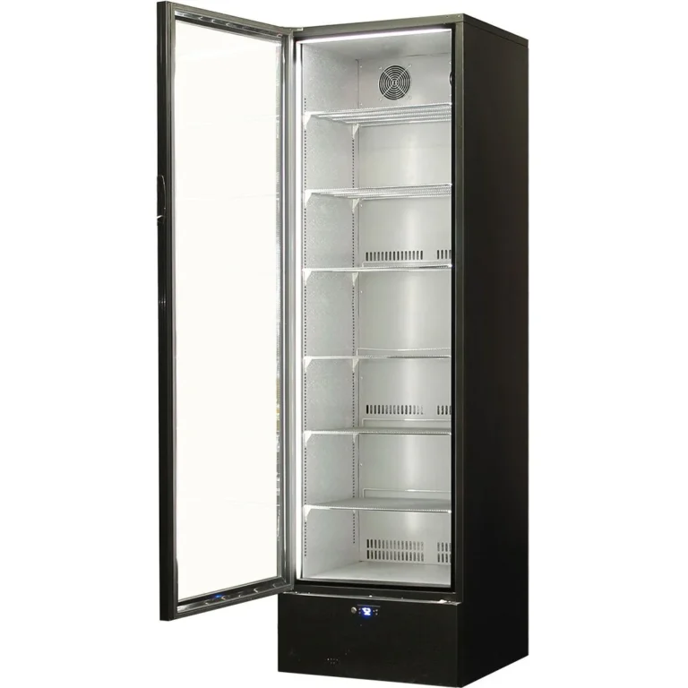 Schmick Classy Upright Heated Glass Door Bar Fridge SK422L-B-HD