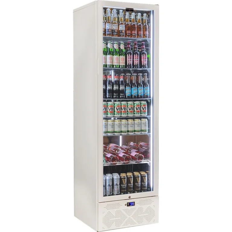 Schmick Classy Upright Heated Glass Door Bar Fridge SK422R-W-HD