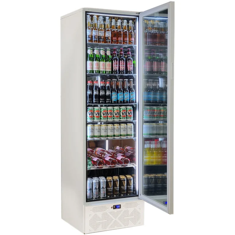 Schmick Classy Upright Heated Glass Door Bar Fridge SK422R-W-HD