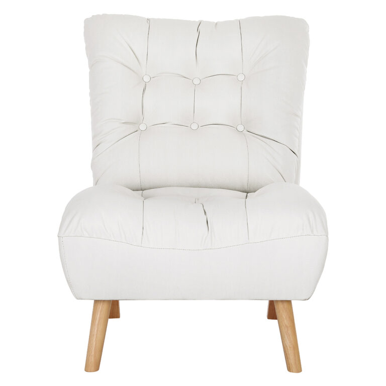 Levede Lounge Accent Chair Sofa Recliner Cream AC1001-WH