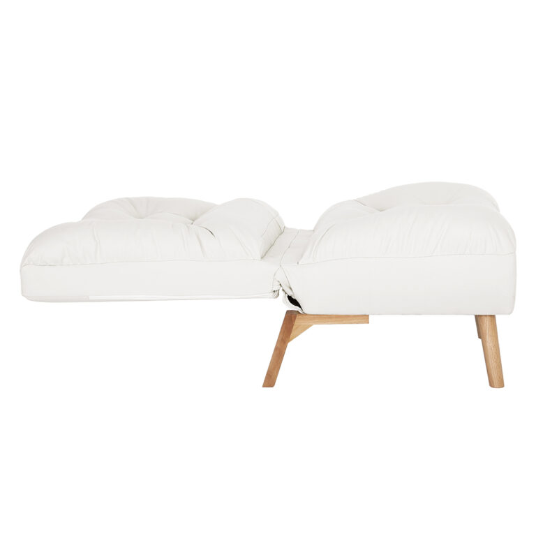 Levede Lounge Accent Chair Sofa Recliner Cream AC1001-WH