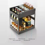 Shearer Luxe Pull Out Kitchen Cupboard Organiser - Fits 400mm HG-306273-1810