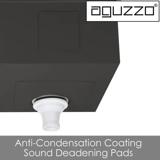 Aguzzo 600mm Stainless Steel Kitchen and Laundry Sink Rose Gold - Top/Under Mount AGZSSS-TWM10RG-0756