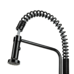 Swedia Stainless Steel Kitchen Mixer Tap - Pull Out with Dual Flow Satin Black SWEDISM0040-BL
