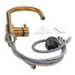 SWEDIA Klaas Stainless Steel Kitchen Mixer Tap with Pull-Out - Brushed Copper PVD Finish SWEDISM0044-RG