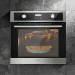 Devanti Electric Built in Wall Oven 80L Convection Grill Stainless Steel BIO-C-8F-BKSS