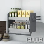 Bistro Pull Down 2-Tier Wall Cabinet Unit - for a 600mm Cupboard ELITEPD-SCB600-1159