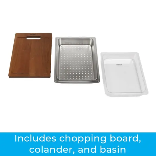 PINIZ 820mm 1 & 1/2 Bowl Workstation Kitchen Sink Slide Lip HG-953447-1831