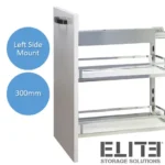 Provedore Pull-Out Under-Bench Storage for 300mm Cabinet - Left Side Mount ELITECPO-P300-LFT-0500