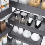 Nero Open-Out Tandem Pantry - 1700mm Height - for 450mm Wide Cabinet - Internal Unit ELITEOOP2-N450VH-1396