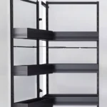 Nero Open-Out Tandem Pantry - 1700mm Height - for 600mm Wide Cabinet - Internal Unit ELITEOOP2-N600VH-1397