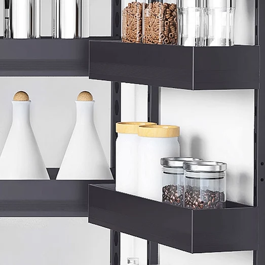 Nero Open-Out Tandem Pantry - 1700mm Height - for 600mm Wide Cabinet - Internal Unit ELITEOOP2-N600VH-1397