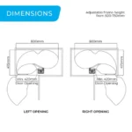 Diamond PRO Swing Out Kitchen Corner Storage HGSC-DR-CFG