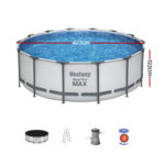 Bestway Swimming Pool 427x427x122cm Steel Frame Above Ground Pools BW-POOL-R-427-5612Y