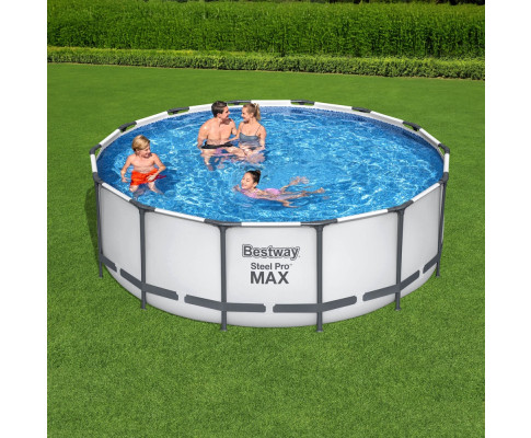 Bestway Swimming Pool 427x427x122cm Steel Frame Above Ground Pools BW-POOL-R-427-5612Y