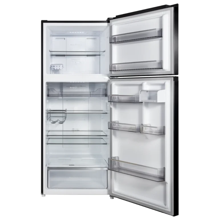 Chiq CTM409NBS5E 410L Black Top Mount Fridge