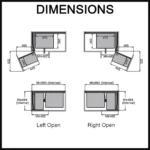 Bistro Magic Corner Pull Out Kitchen Storage - Fits 900mm Blind Corner ELITEMC-B-0880L-0881R-CFG