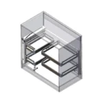 Bistro Magic Corner Pull Out Kitchen Storage - Fits 900mm Blind Corner ELITEMC-B-0880L-0881R-CFG