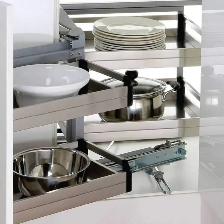 Bistro Magic Corner Pull Out Kitchen Storage - Fits 900mm Blind Corner ELITEMC-B-0880L-0881R-CFG