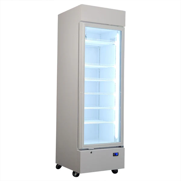 Schmick Upright Quiet Running Glass Door Bar Fridge HUS-SC372W