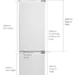 Schmick Integrated Upright Built in Fridge and Freezer MSLF241
